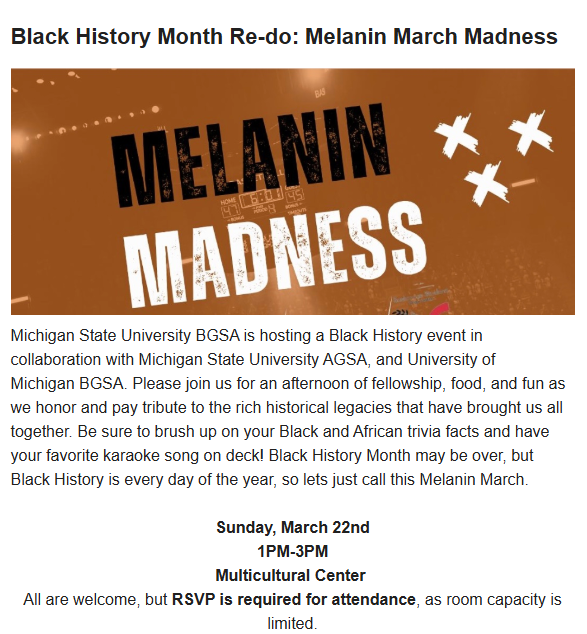 Black History Month Re-do: Melanin March Madness